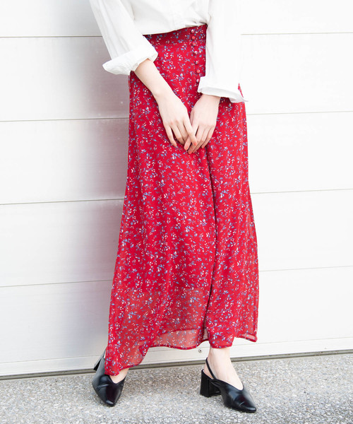 Aunt Marie's（アントマリーズ）の「AUNT MARIE'S クルミボタンFlowerマーメイドスカート（スカート・レディース・ブラック/レッド/グリーン・FREE）」の20枚目の写真