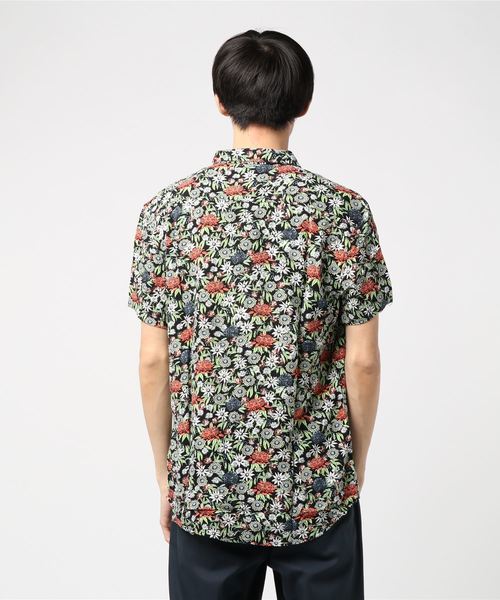 Quiksilver（クイックシルバー）の「半袖シャツ QUICKSILVER GQYWT03163（シャツ/ブラウス・メンズ・ホワイト/ブラック・M/L）」の3枚目の写真