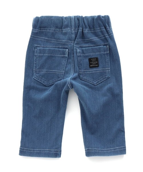 apres les cours（アプレレクール）の「/7分丈デニムニット/7days Style pants（デニムパンツ・キッズ・ネイビー/ブルー・90/100/110/120/80/130/70）」の11枚目の写真