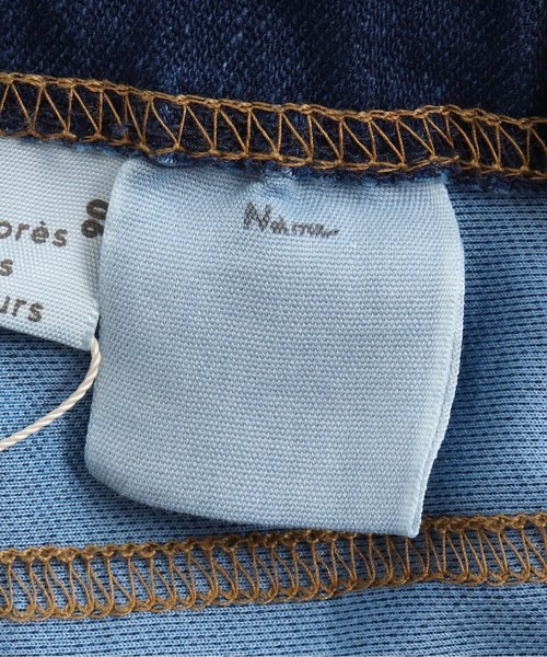 apres les cours（アプレレクール）の「/7分丈デニムニット/7days Style pants（デニムパンツ・キッズ・ネイビー/ブルー・90/100/110/120/80/130/70）」の16枚目の写真