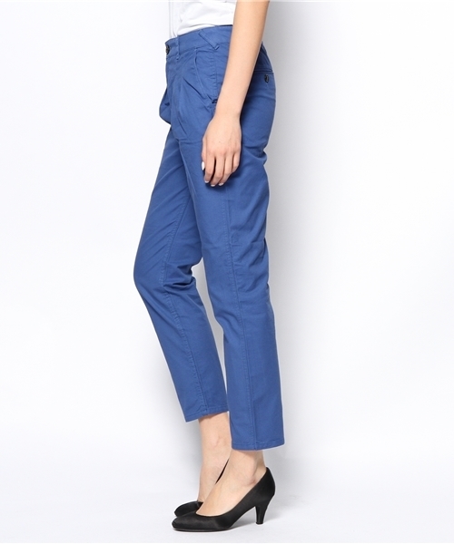 coen(コーエン)の「ライトチノタックパンツ 14SS(チノパンツ・レディース・オフホワイト/オリーブ/ベージュ/コバルトブルー・LARGE/SMALL/MEDIUM)」の15枚目の写真