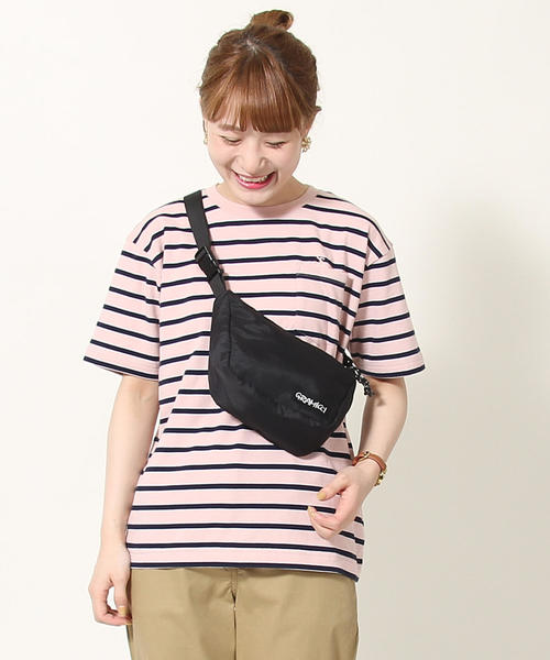 coen（コーエン）の「SUNNY SPORTS（サニースポーツ）別注ボーダーTシャツ（Tシャツ/カットソー・レディース・ピンク/ライトブルー/マスタード・FREE）」の4枚目の写真