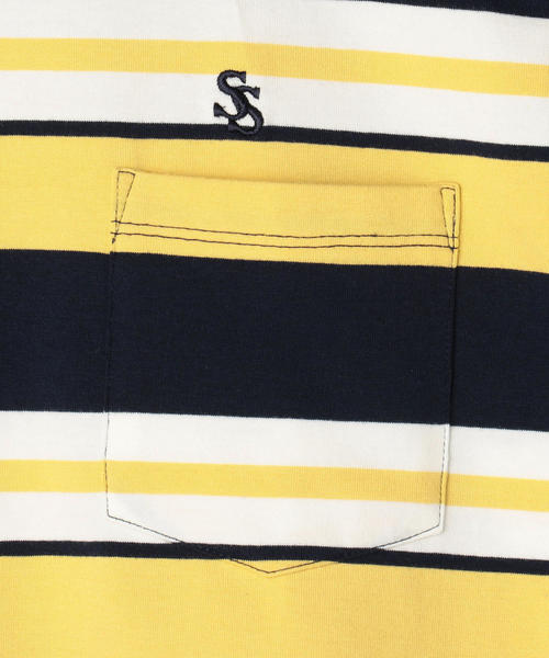 coen（コーエン）の「SUNNY SPORTS（サニースポーツ）別注ボーダーTシャツ（Tシャツ/カットソー・レディース・ピンク/ライトブルー/マスタード・FREE）」の11枚目の写真