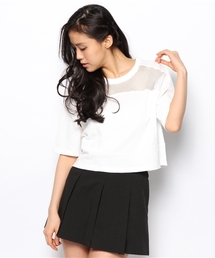 DISCOAT | 【Discoaｔ】メッシュ切替プルオーバー(Tシャツ/カットソー)