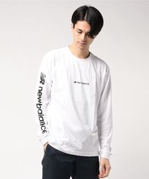 NEW BALANCE | New Balance ニューバランス M スポーツスタイルオプティクススリーブヒットT JMTL9532WT　WT(ホワイト)(Tシャツ/カットソー)