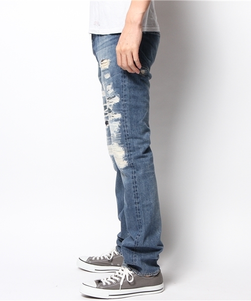 HYSTERIC GLAMOUR（ヒステリックグラマー）の「HCR加工 デニムスリム