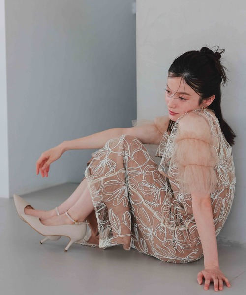 Dorry Doll（ドリードール）の「シャイニーラメグリッターポインテッドトゥーパンプス　ストラップ付き（パンプス・レディース・ブラック/ゴールド/シルバー・M/L/S/LL）」の22枚目の写真