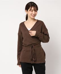 起毛フライスカシュクール2WAYカットソー