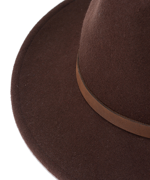 DURAS（デュラス）の「中折れハット（ハット・レディース・ブラック/ブラウン/ベージュ/ブルー/ワイン・FREE）」の14枚目の写真