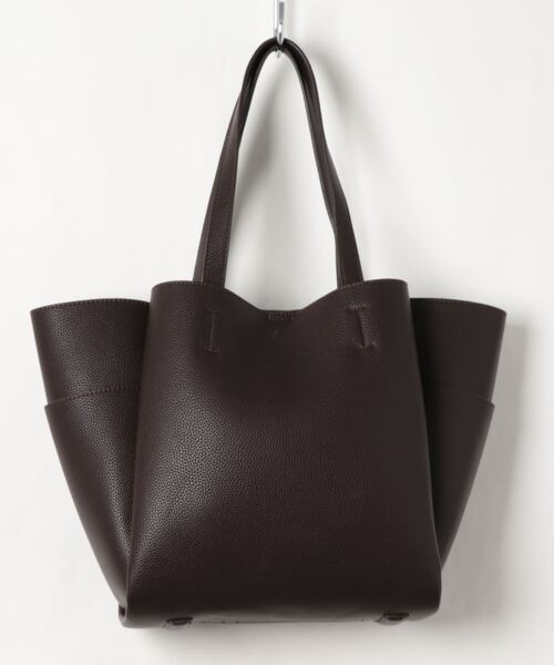 MONICA（モニカ）の「収納いっぱいA4トート（トートバッグ・レディース・ブラック/グレー/ライトグレー/アイボリー/グリーン/チョコ/ピンク系その他/ダークブルー/ベージュ/グレイッシュベージュ/ネイビー/ライトグリーン/ブラウン系その他・FREE）」の5枚目の写真