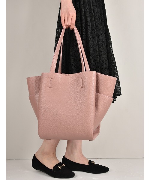 MONICA（モニカ）の「収納いっぱいA4トート（トートバッグ・レディース・ブラック/グレー/ライトグレー/アイボリー/グリーン/チョコ/ピンク系その他/ダークブルー/ベージュ/グレイッシュベージュ/ネイビー/ライトグリーン/ブラウン系その他・FREE）」の13枚目の写真