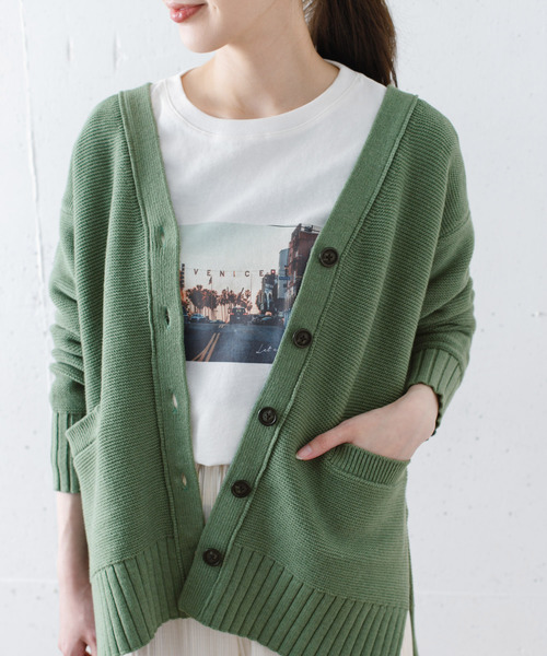 URBAN RESEARCH Sonny Label(�A�[�o�����T�[�`�T�j�[���[�x��)�̃��[�Y�j�b�g�J�[�f�B�K��(�J�[�f�B�K��)