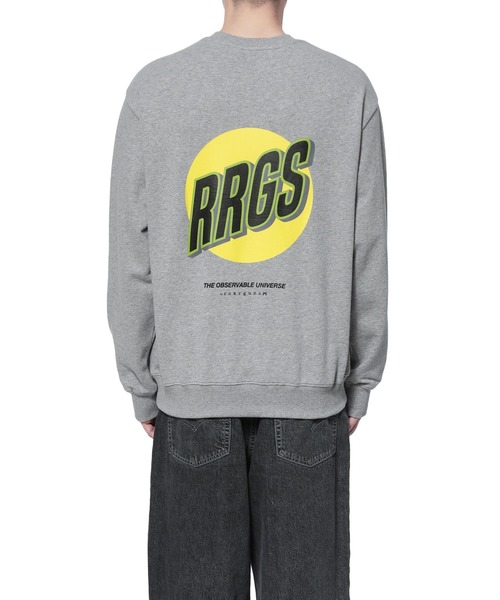 R.R.G.S（アールアールジーエス）の「LOGO SWEAT（スウェット・メンズ・ブラック/グレー/サックスブルー・MEDIUM/LARGE/X-LARGE）」の6枚目の写真