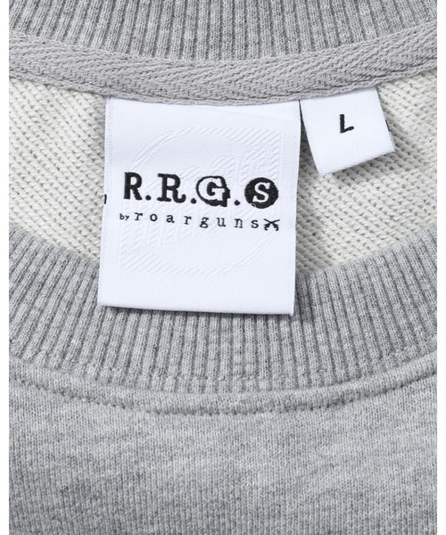 R.R.G.S（アールアールジーエス）の「LOGO SWEAT（スウェット・メンズ・ブラック/グレー/サックスブルー・MEDIUM/LARGE/X-LARGE）」の9枚目の写真