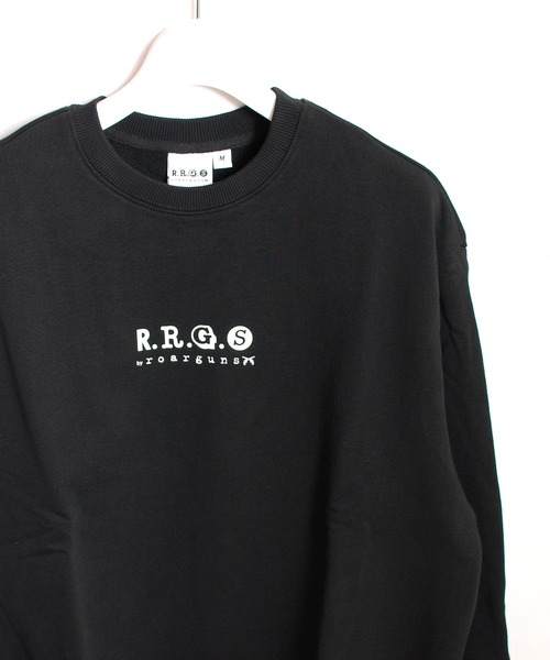 R.R.G.S（アールアールジーエス）の「LOGO SWEAT（スウェット・メンズ・ブラック/グレー/サックスブルー・MEDIUM/LARGE/X-LARGE）」の17枚目の写真