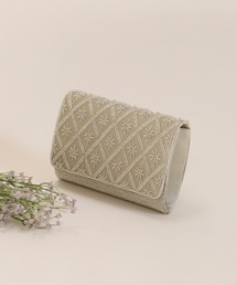 ビーズ刺繍パーティーバッグ
