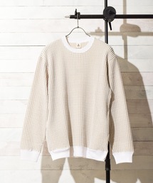 TRAP/U （トラップユー）の「【69】【TRAP/U】2トーン　BIGワッフル（Tシャツ/カットソー）」