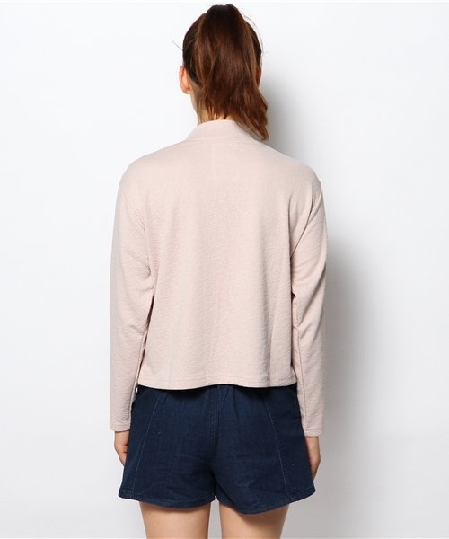 Kastane（カスタネ）の「【Kastane】ハイネックプルオーバー（Tシャツ/カットソー・レディース・ピンクベージュ/ネイビー/ダークブルー/オフホワイト/レッド/ブラック/ピンク・FREE）」の14枚目の写真