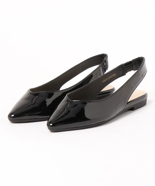 AMERICAN HOLIC(アメリカンホリック)の「バックバンドフラットシューズ *(パンプス・レディース・ブラック/ベージュ・S/M/L)」の2枚目の写真