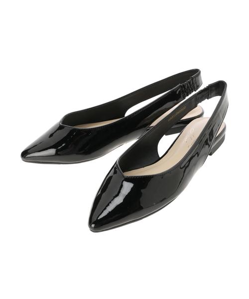 AMERICAN HOLIC(アメリカンホリック)の「バックバンドフラットシューズ *(パンプス・レディース・ブラック/ベージュ・S/M/L)」の4枚目の写真