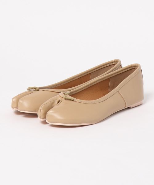 KOBE LETTUCE（コウベレタス）の「足袋フラットバレエパンプス（パンプス・レディース・ブラック/ブラウン/ホワイト/ベージュ・LL/L/M/S）」の8枚目の写真