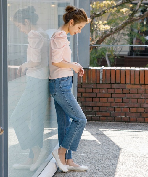 KOBE LETTUCE（コウベレタス）の「足袋フラットバレエパンプス（パンプス・レディース・ブラック/ブラウン/ホワイト/ベージュ・LL/L/M/S）」の16枚目の写真