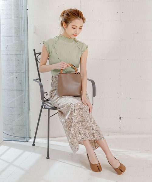 KOBE LETTUCE（コウベレタス）の「足袋フラットバレエパンプス（パンプス・レディース・ブラック/ブラウン/ホワイト/ベージュ・LL/L/M/S）」の18枚目の写真