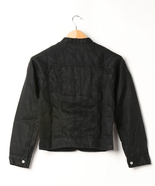 スースースーコンフォートヘヴィリネンツイルブラック ジャケット サイズ38 スースースーコンフォートヘヴィリネンツイルブラック ジャケット