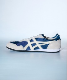 オニツカタイガー 靴 青 Onitsuka Tiger オニツカタイガー スニーカー レディース 靴 柄