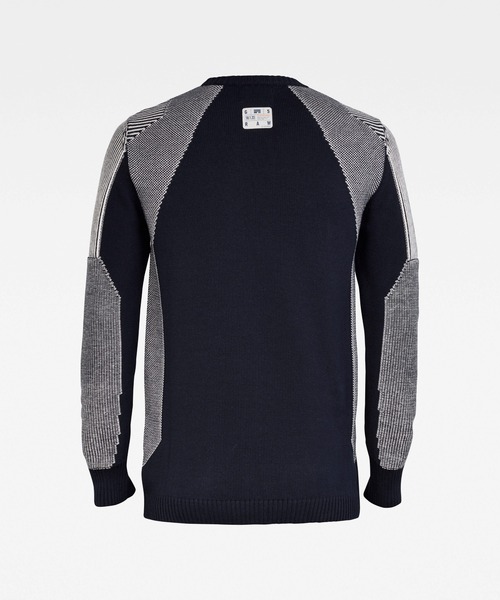 G-STAR（ジースター）の「3D Moto Knitted Sweater（ニット/セーター・メンズ・ネイビー・SMALL/MEDIUM/LARGE/X-SMALL）」の2枚目の写真