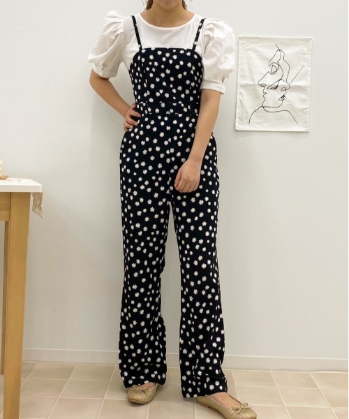 apres jour(アプレジュール)の「アソート柄サロペ【ZOZOTOWN限定アイテム】(サロペット/オーバーオール・レディース・ブラック/その他・SMALL/MEDIUM)」の12枚目の写真