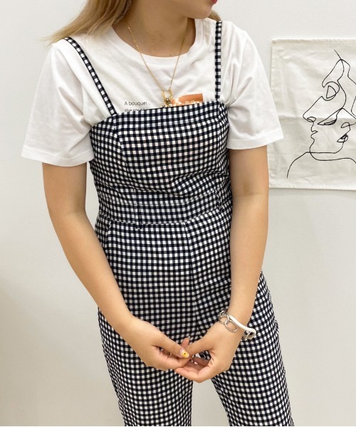 apres jour(アプレジュール)の「アソート柄サロペ【ZOZOTOWN限定アイテム】(サロペット/オーバーオール・レディース・ブラック/その他・SMALL/MEDIUM)」の14枚目の写真