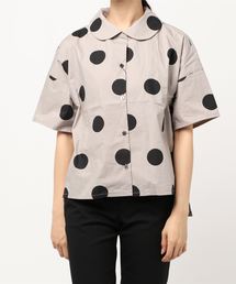 nop de nod | Ronde polka 半袖シャツ(シャツ/ブラウス)