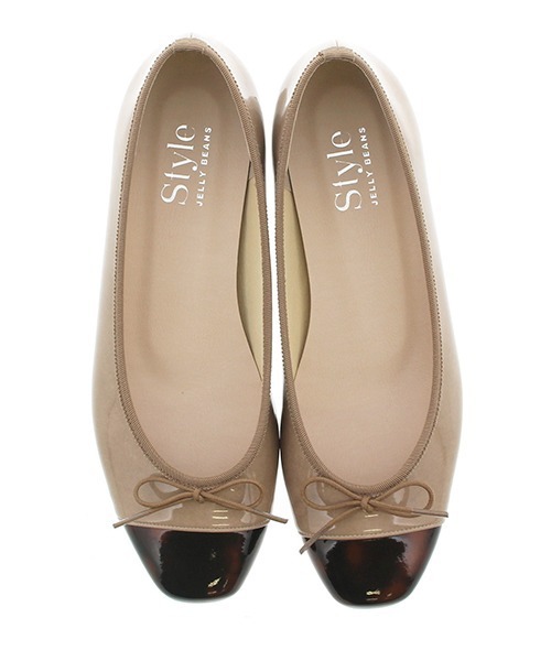 JELLY BEANS（ジェリービーンズ）の「【WEB限定】【レイン対応】コンビトゥレインバレエ(303-7371)JELLY BEANS(ジェリービーンズ)（レインシューズ・レディース・ブラック/アイボリー/ベージュ/ネイビー/ラベンダー・23/24.5/23.5/22.5/24）」の3枚目の写真