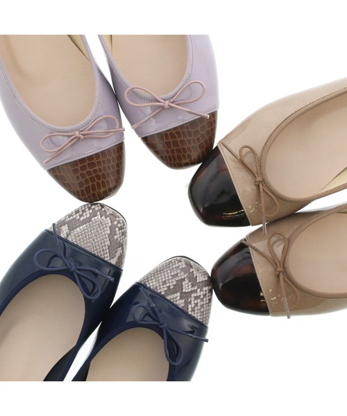 JELLY BEANS（ジェリービーンズ）の「【WEB限定】【レイン対応】コンビトゥレインバレエ(303-7371)JELLY BEANS(ジェリービーンズ)（レインシューズ・レディース・ブラック/アイボリー/ベージュ/ネイビー/ラベンダー・23/24.5/23.5/22.5/24）」の7枚目の写真