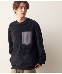 JUNRED | ボアクルーネックプルオーバー(Tシャツ/カットソー)