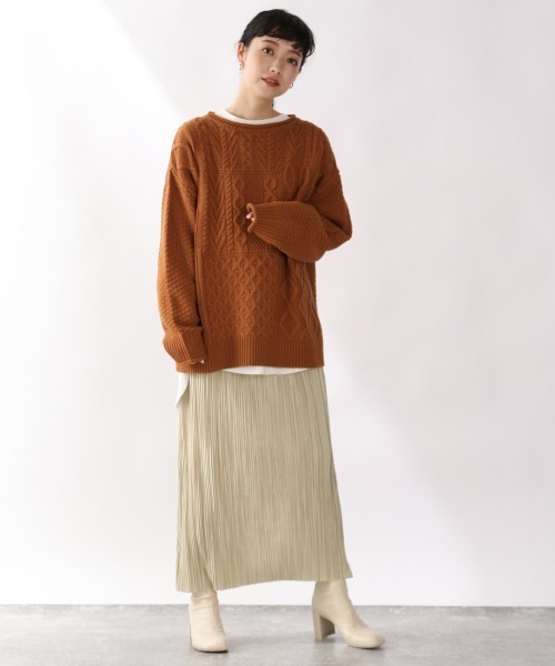 LOWRYS FARM(ローリーズファーム)の「ランダムプリーツタイトスカート 920251(スカート・レディース・アイボリー/ブラック/ブルー/ピンク/ブルー系その他/モカ・FREE)」の21枚目の写真