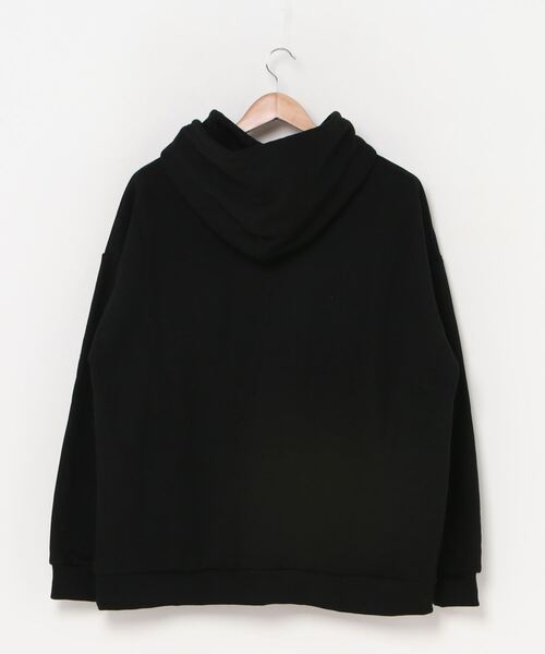 WEGO（ウィゴー）の「WEGO/裏起毛ヘビーウエイトビッグシルエットプルパーカー（パーカー・メンズ・オフホワイト/杢グレー/ブラック・LARGE/MEDIUM）」の17枚目の写真