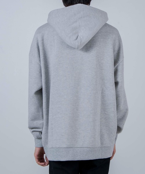 WEGO（ウィゴー）の「WEGO/裏起毛ヘビーウエイトビッグシルエットプルパーカー（パーカー・メンズ・オフホワイト/杢グレー/ブラック・LARGE/MEDIUM）」の21枚目の写真