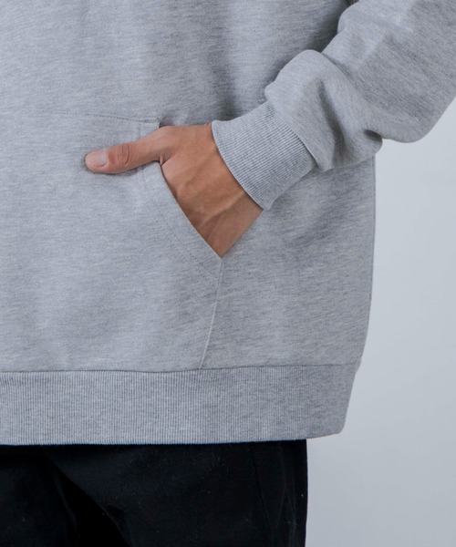 WEGO（ウィゴー）の「WEGO/裏起毛ヘビーウエイトビッグシルエットプルパーカー（パーカー・メンズ・オフホワイト/杢グレー/ブラック・LARGE/MEDIUM）」の19枚目の写真