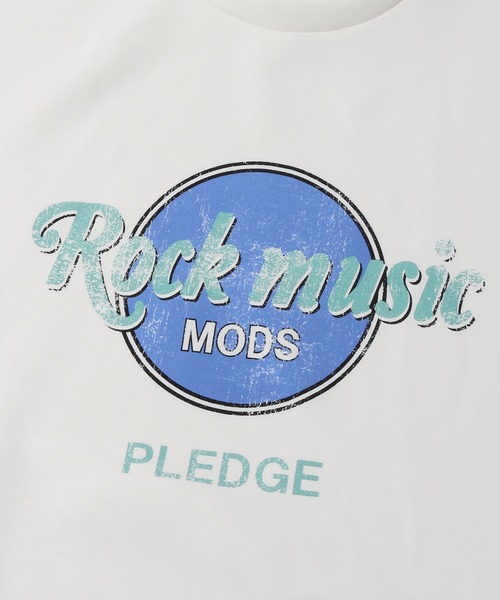 【セール】【別注】【Pledge】ダンボールポンチ イラストプリントオーバーサイズ クルースウェット（スウェット）｜Pledge（プレッジ）