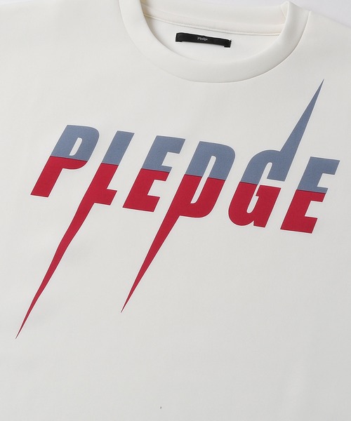 【セール】【別注】【Pledge】ダンボールポンチ イラストプリントオーバーサイズ クルースウェット（スウェット）｜Pledge（プレッジ）