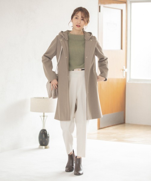 GLOBAL WORK（グローバルワーク）の「キルティング巾着BAG/923485（ショルダーバッグ・レディース・アイボリー/ブラック/ワインレッド・ONE SIZE）」の5枚目の写真