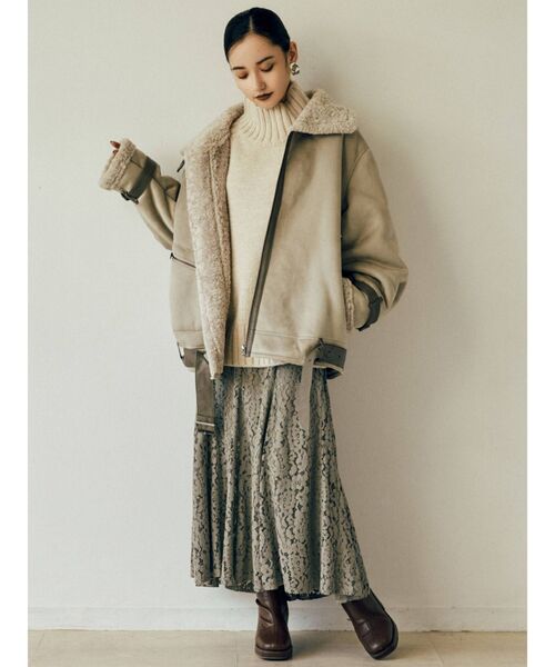 MURUA（ムルーア）の「アレンジタックムートンブルゾン（ムートン  