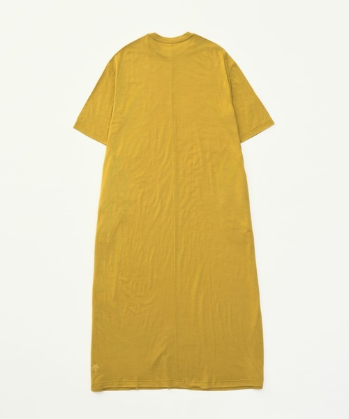 【ブルー】DESCENTE PAUSE メリノウールワンピース デサントポーズのメリノウールワンピースは春夏シーズンこそ期待