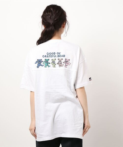 KRIFF MAYER Lady's Collection（クリフメイヤーレディースコレクション）の「Grateful dead半袖チュニック（チュニック・レディース・ネイビー/グレー/オフホワイト/ライトグリーン・MEDIUM/LARGE）」の7枚目の写真