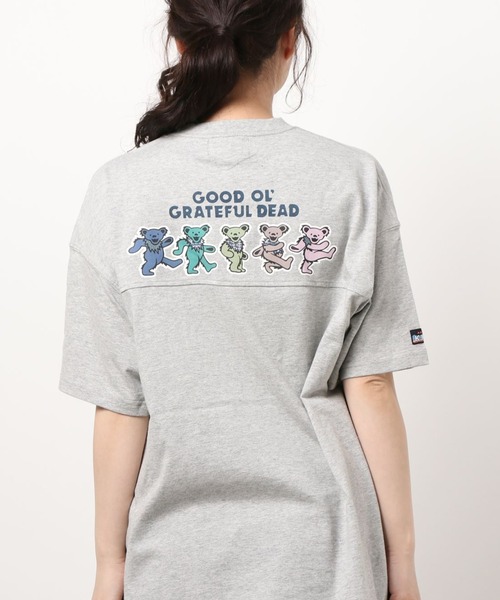 KRIFF MAYER Lady's Collection（クリフメイヤーレディースコレクション）の「Grateful dead半袖チュニック（チュニック・レディース・ネイビー/グレー/オフホワイト/ライトグリーン・MEDIUM/LARGE）」の3枚目の写真