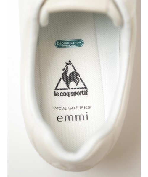 le coq sportif（ルコックスポルティフ）の「【le coq sportif】TELUNA PF LX EM / emmi（スニーカー・レディース・ホワイト・23/24/25/24.5/23.5）」の9枚目の写真