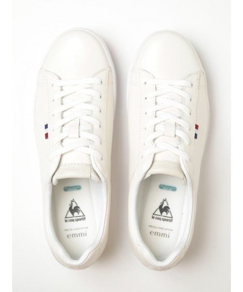 le coq sportif（ルコックスポルティフ）の「【le coq sportif】TELUNA PF LX EM / emmi（スニーカー・レディース・ホワイト・23/24/25/24.5/23.5）」の10枚目の写真