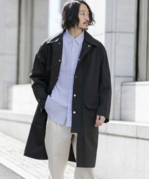 撥水ロングステンカラーコート